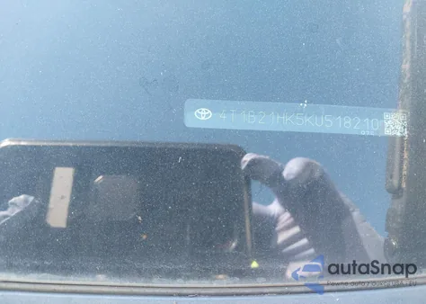 2019 Toyota Camry Hybrid Xle from USA, damaged, VIN 4T1B21HK5KU518210